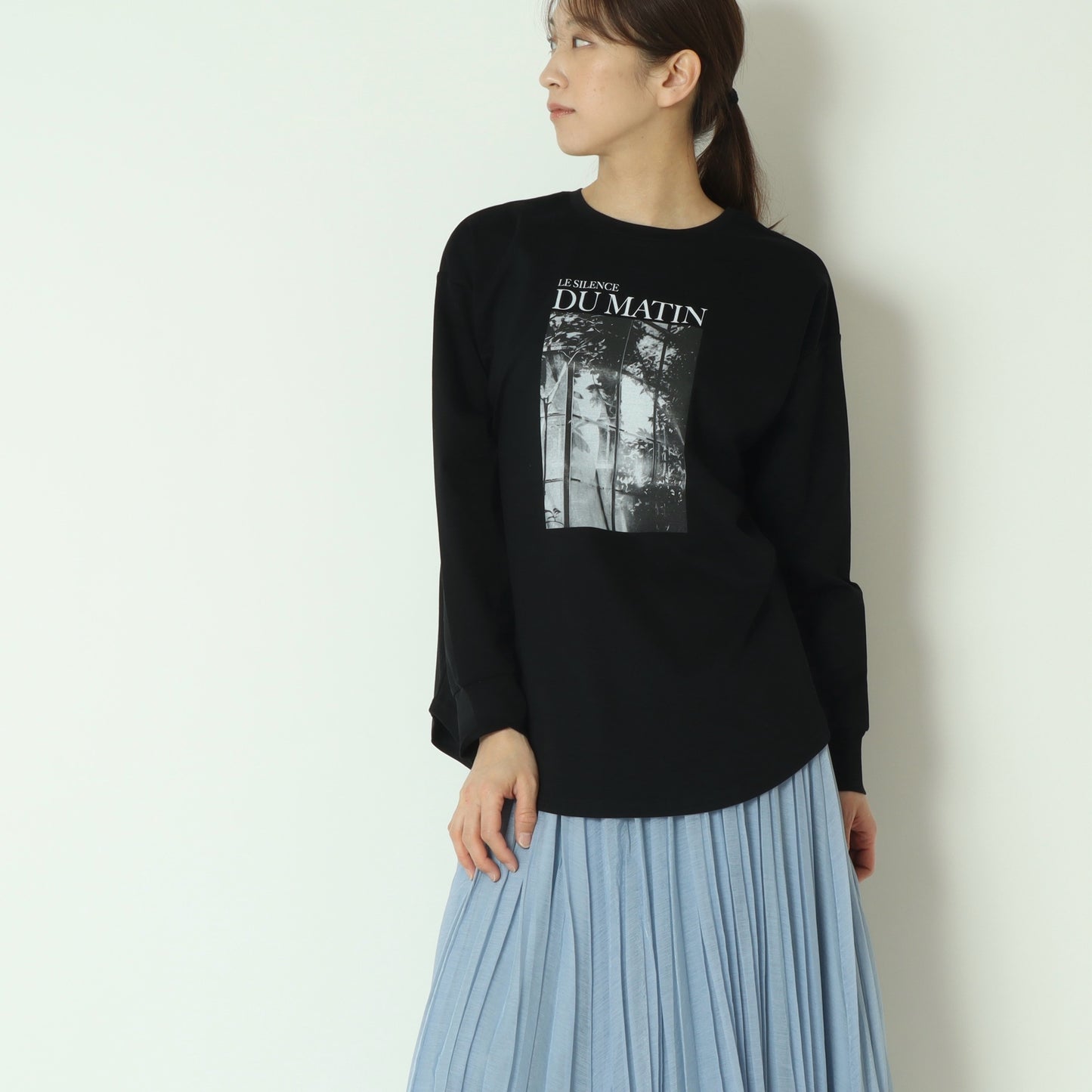 2way長袖プリントTシャツ　80256502