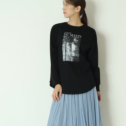 2way長袖プリントTシャツ　80256502