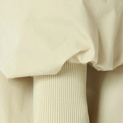 リブ袖ノーカラーコート 80267002