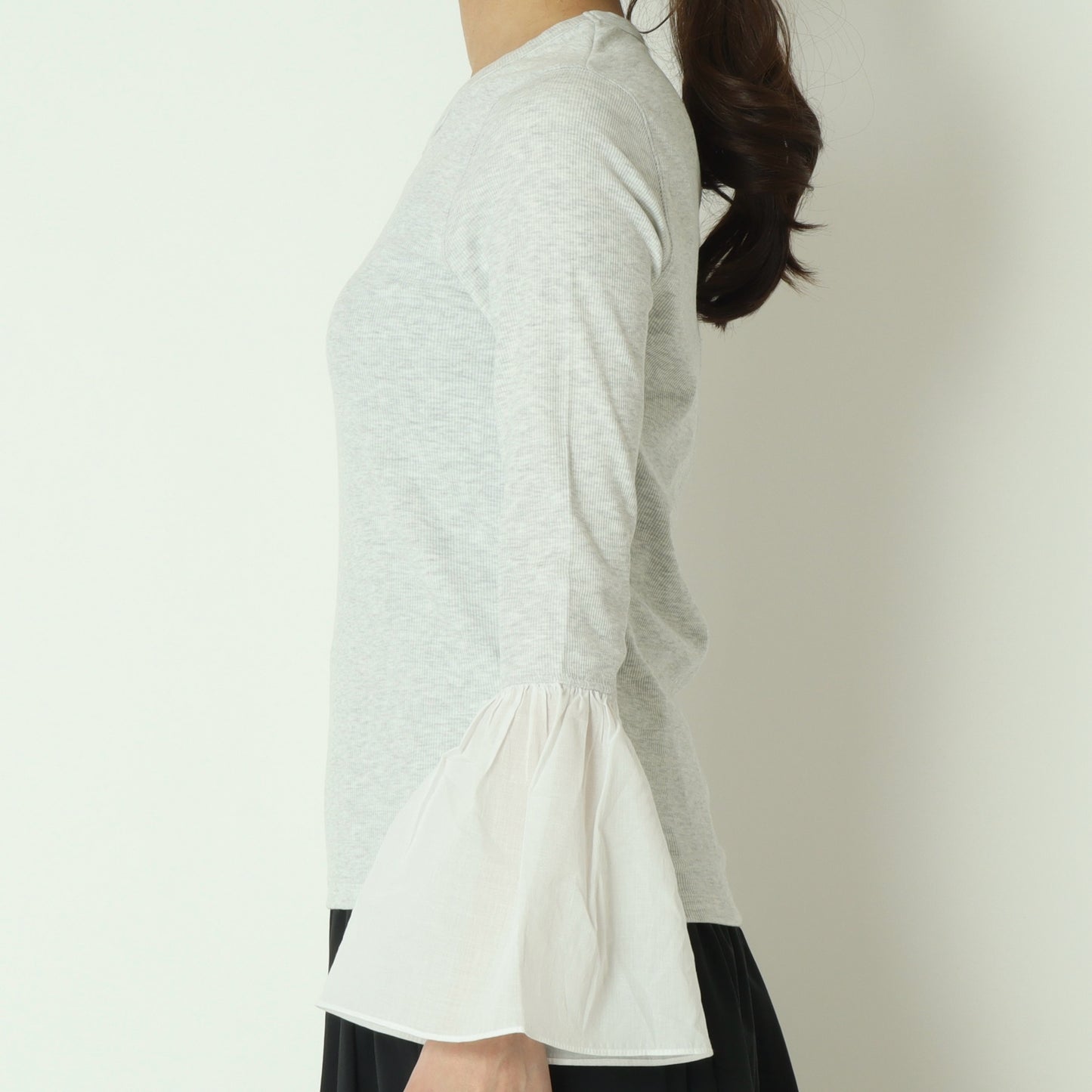 袖ギャザ一切替プルオーバー  80267007