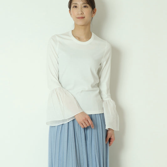 袖ギャザ一切替プルオーバー  80267007