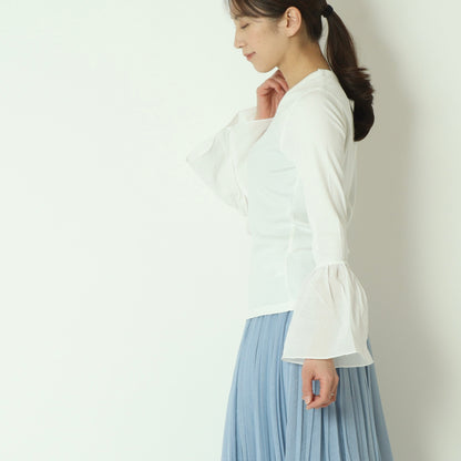 袖ギャザ一切替プルオーバー  80267007