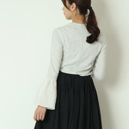 袖ギャザ一切替プルオーバー  80267007
