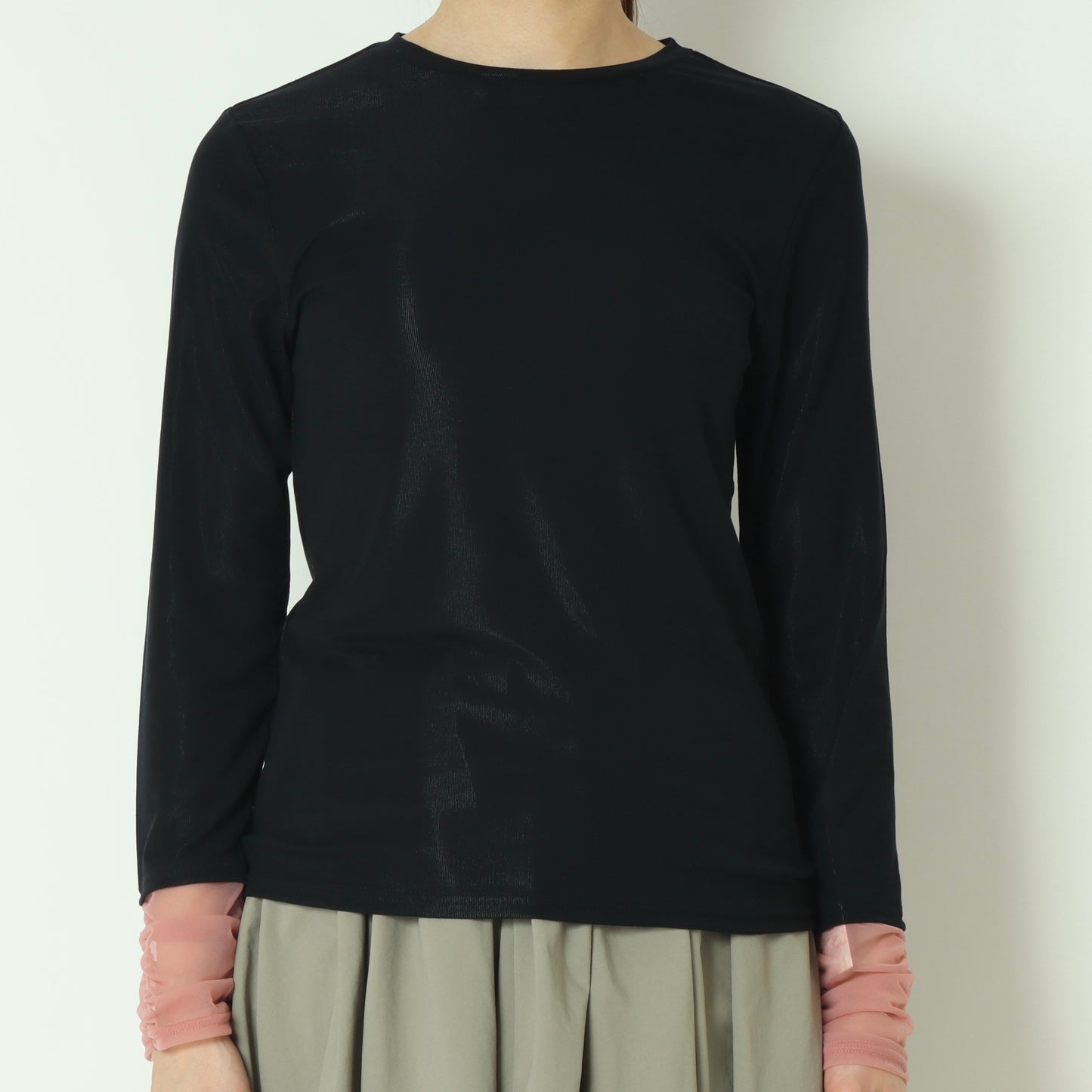 袖シャーリングプルオーバー   80267005