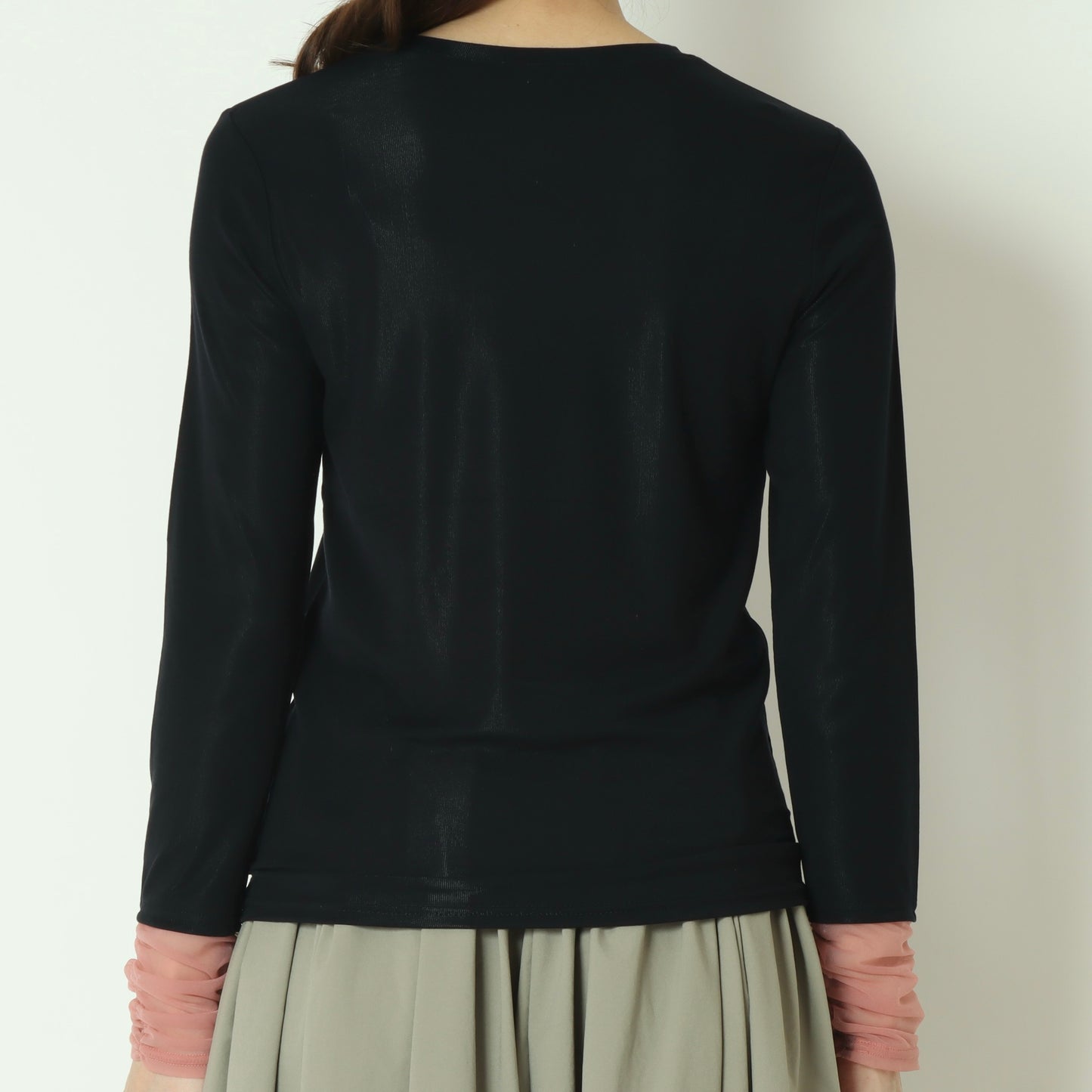 袖シャーリングプルオーバー   80267005