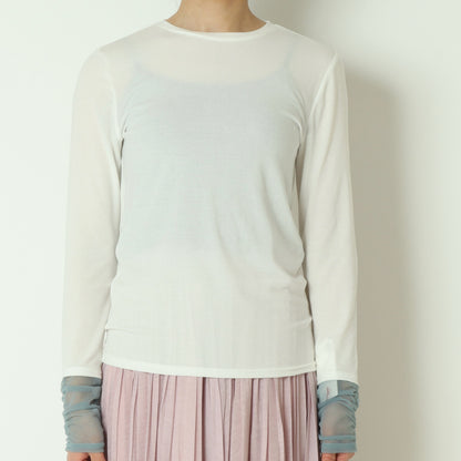 袖シャーリングプルオーバー   80267005