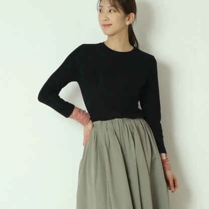 袖シャーリングプルオーバー   80267005