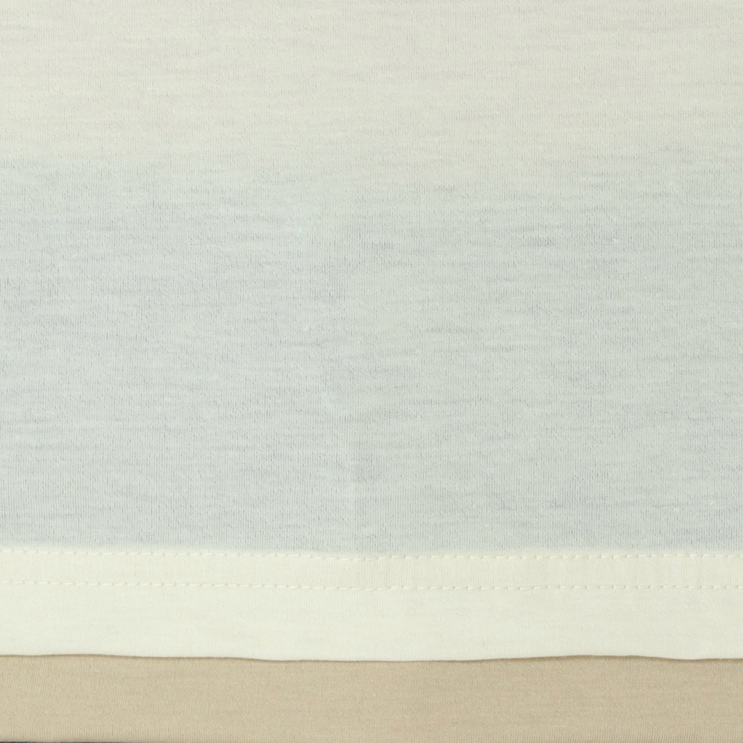 バイカラーシースルーメロウカットソー  20267644