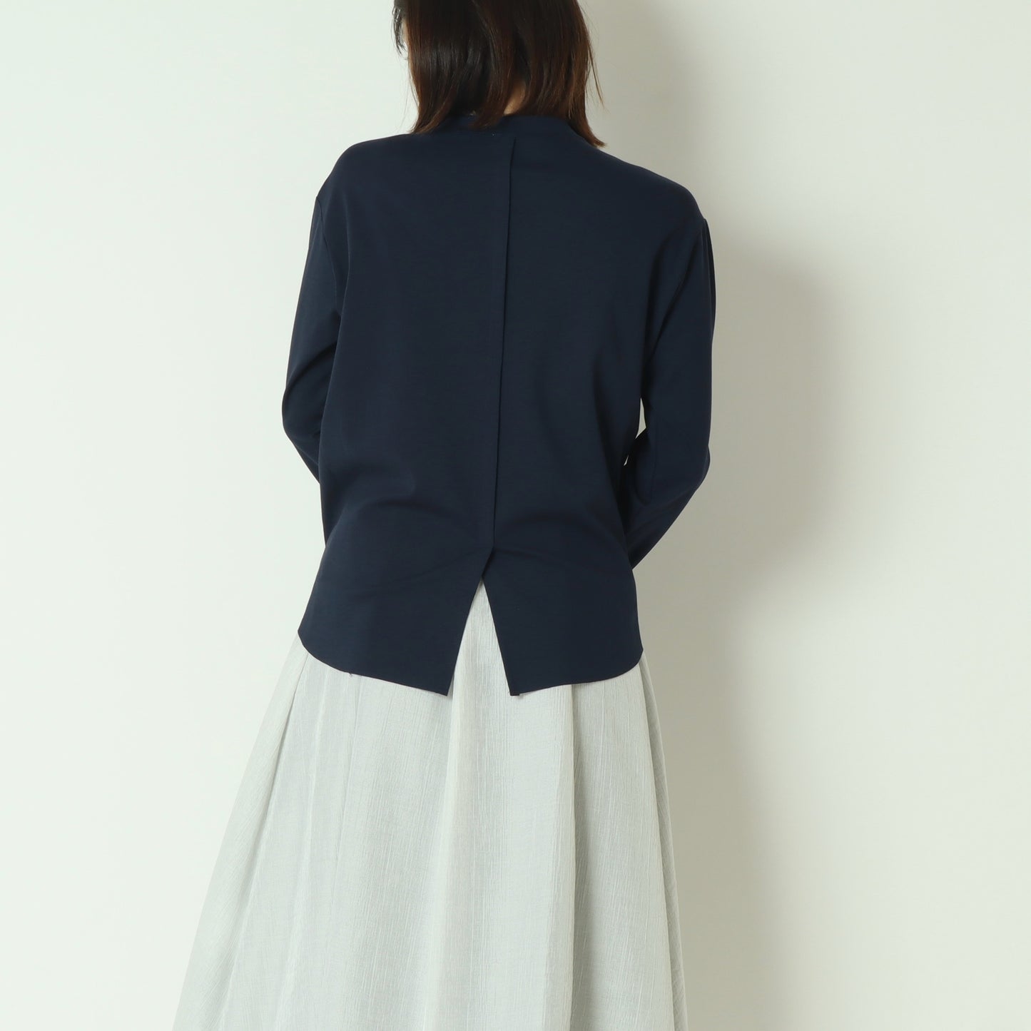 裾切替長袖カットソー  80990210