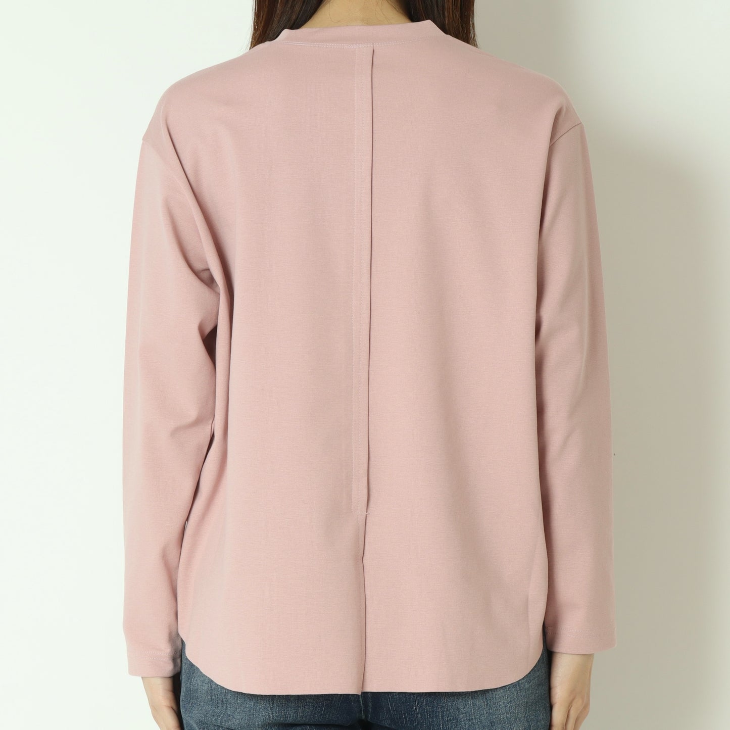 裾切替長袖カットソー  80990210