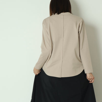 裾切替長袖カットソー  80990210