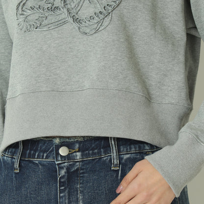 ボイルテープ刺繍スウェットトップス  80267025