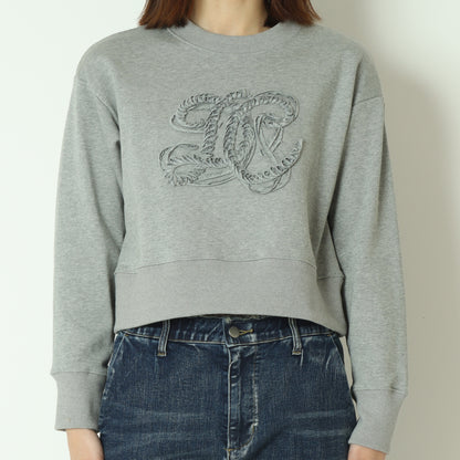 ボイルテープ刺繍スウェットトップス  80267025