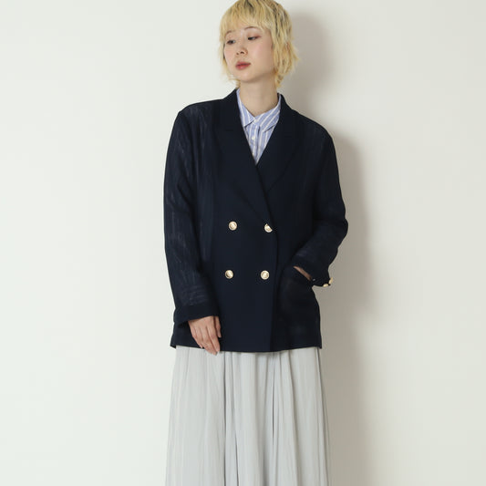 メッシュダブルテーラードジャケット　80267200