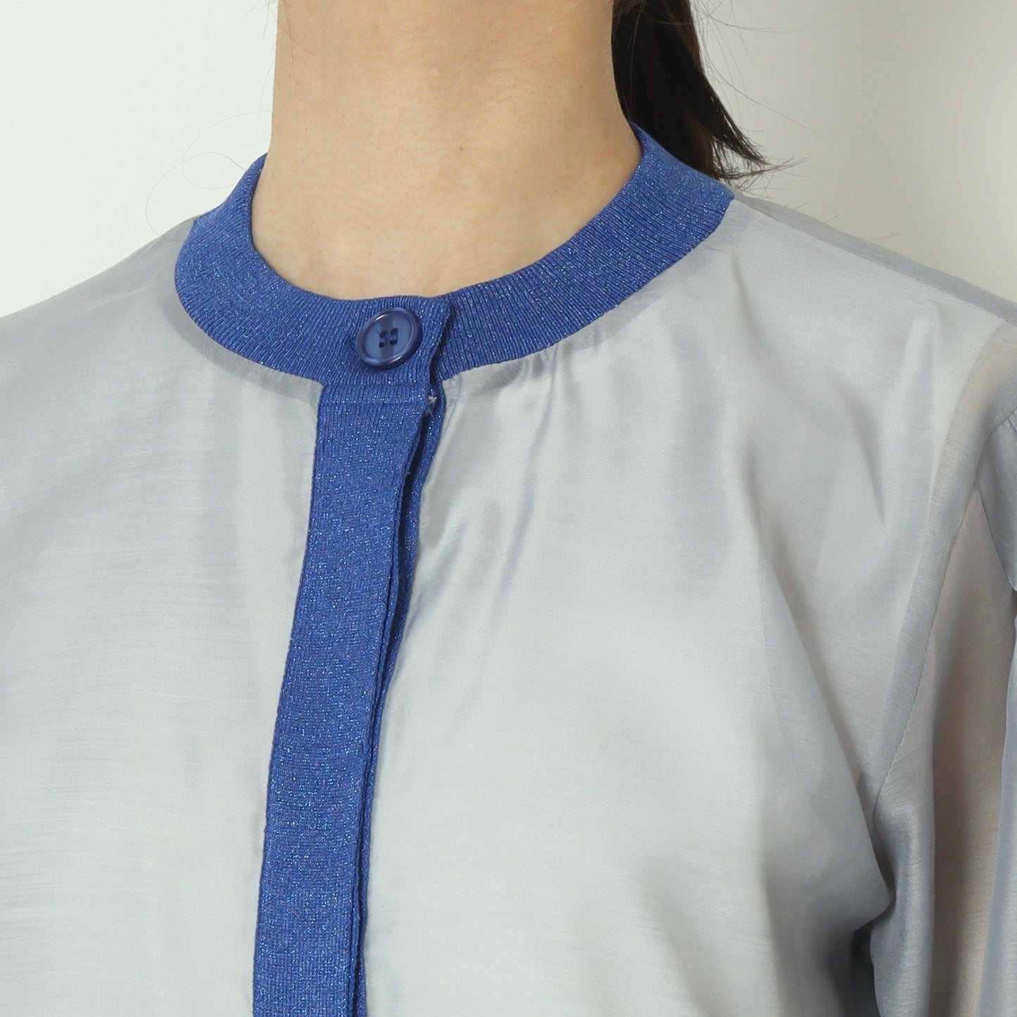 シアー切替配色カーディガン　80267113