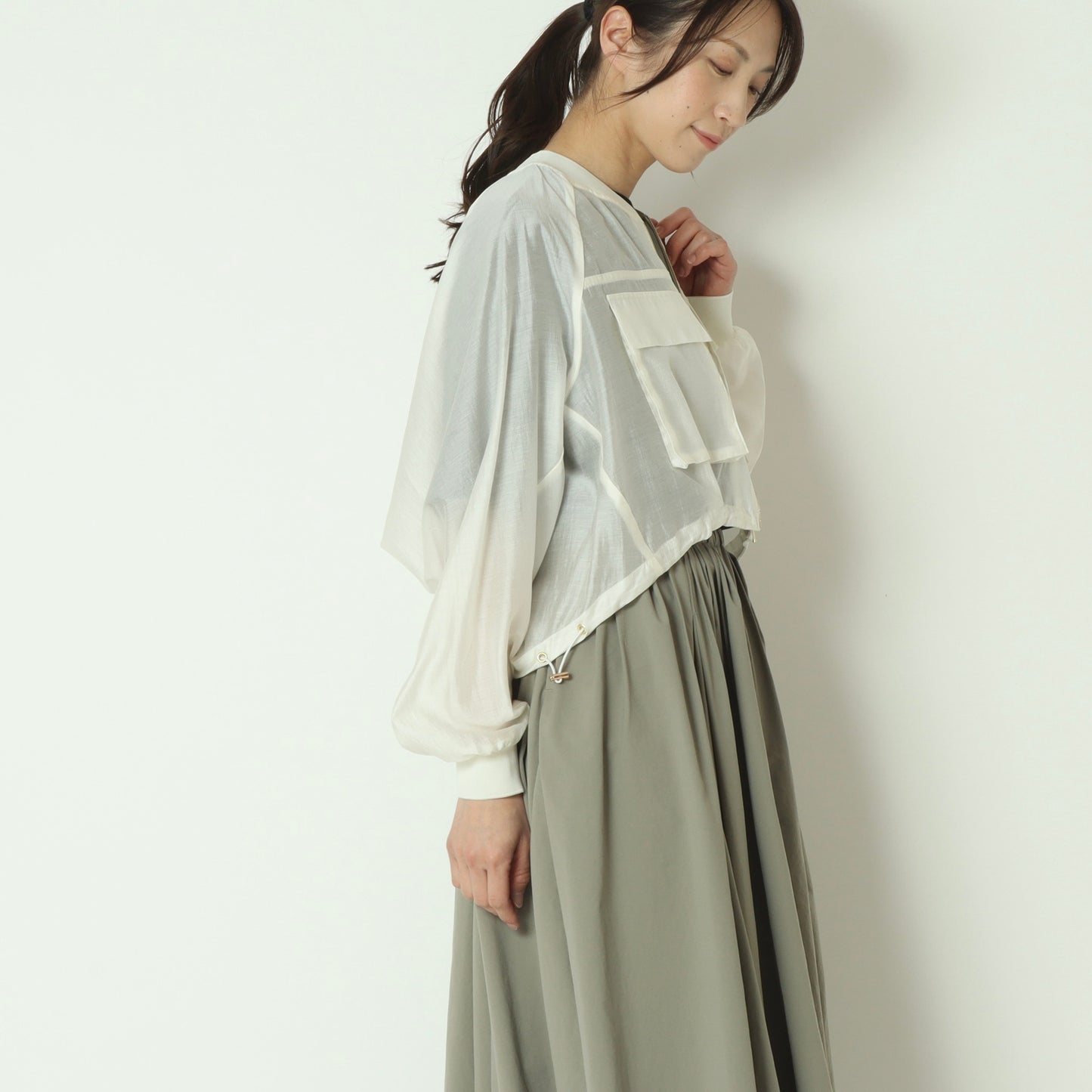 ドルマンスリーブシアーブルゾン　80267214