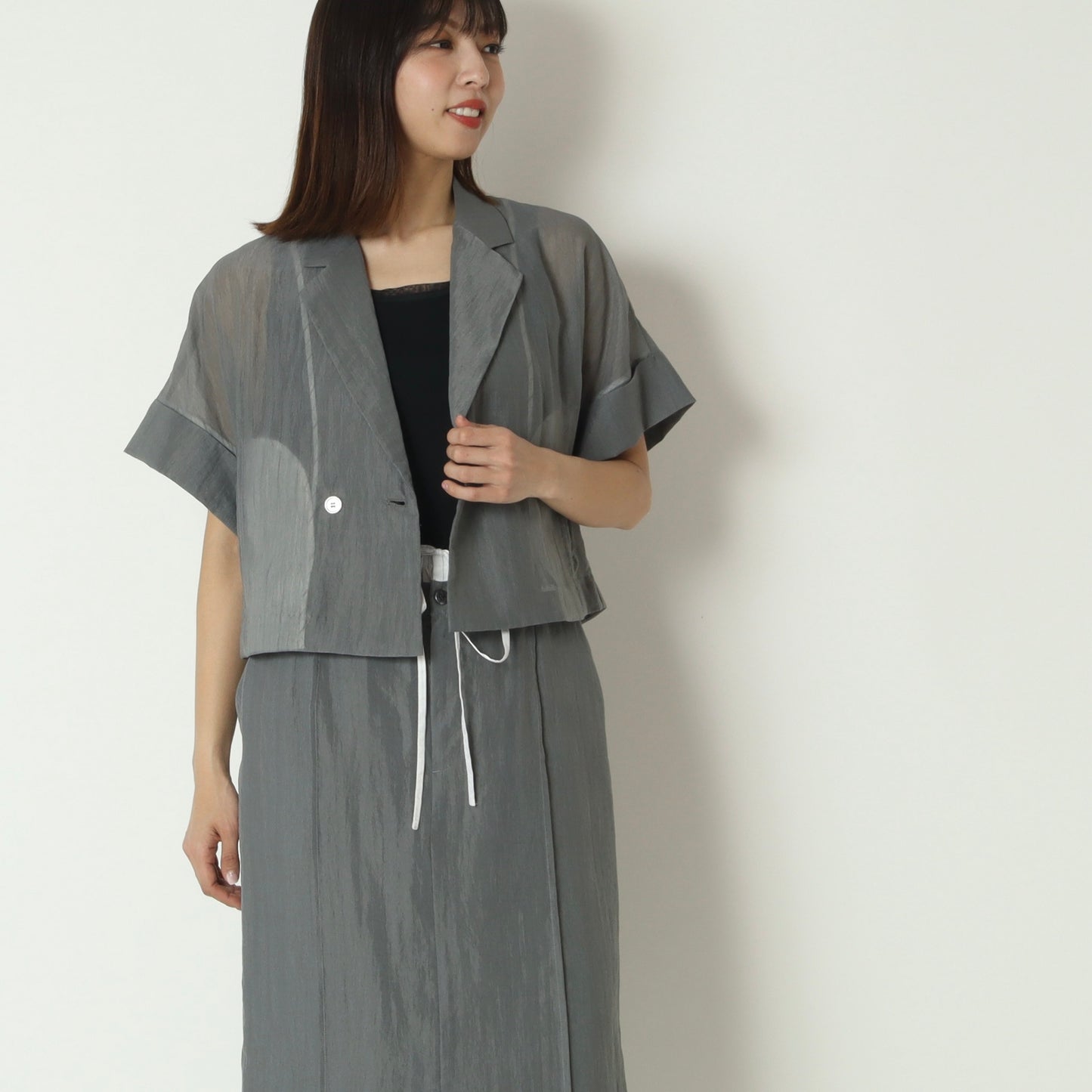 シアーハーフスリーブジャケット　20268562