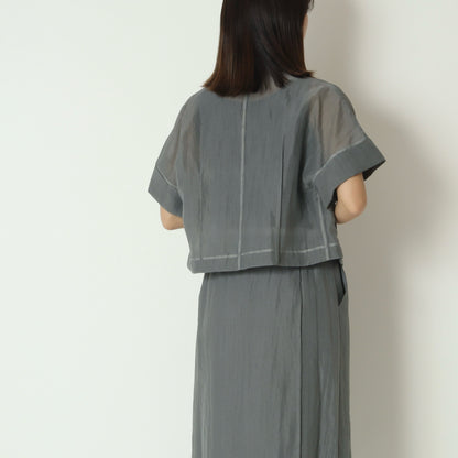 シアーハーフスリーブジャケット　20268562
