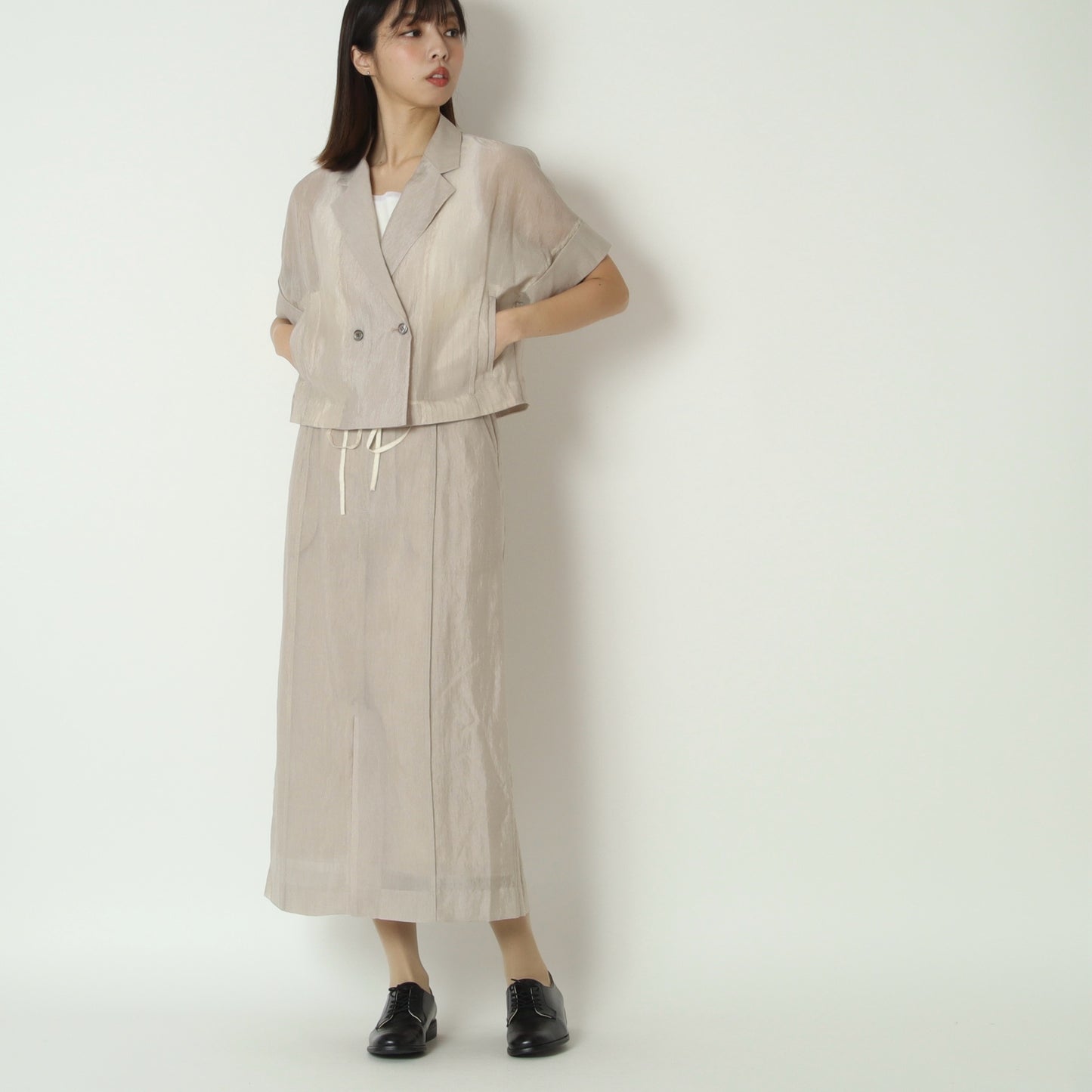 シアーハーフスリーブジャケット　20268562