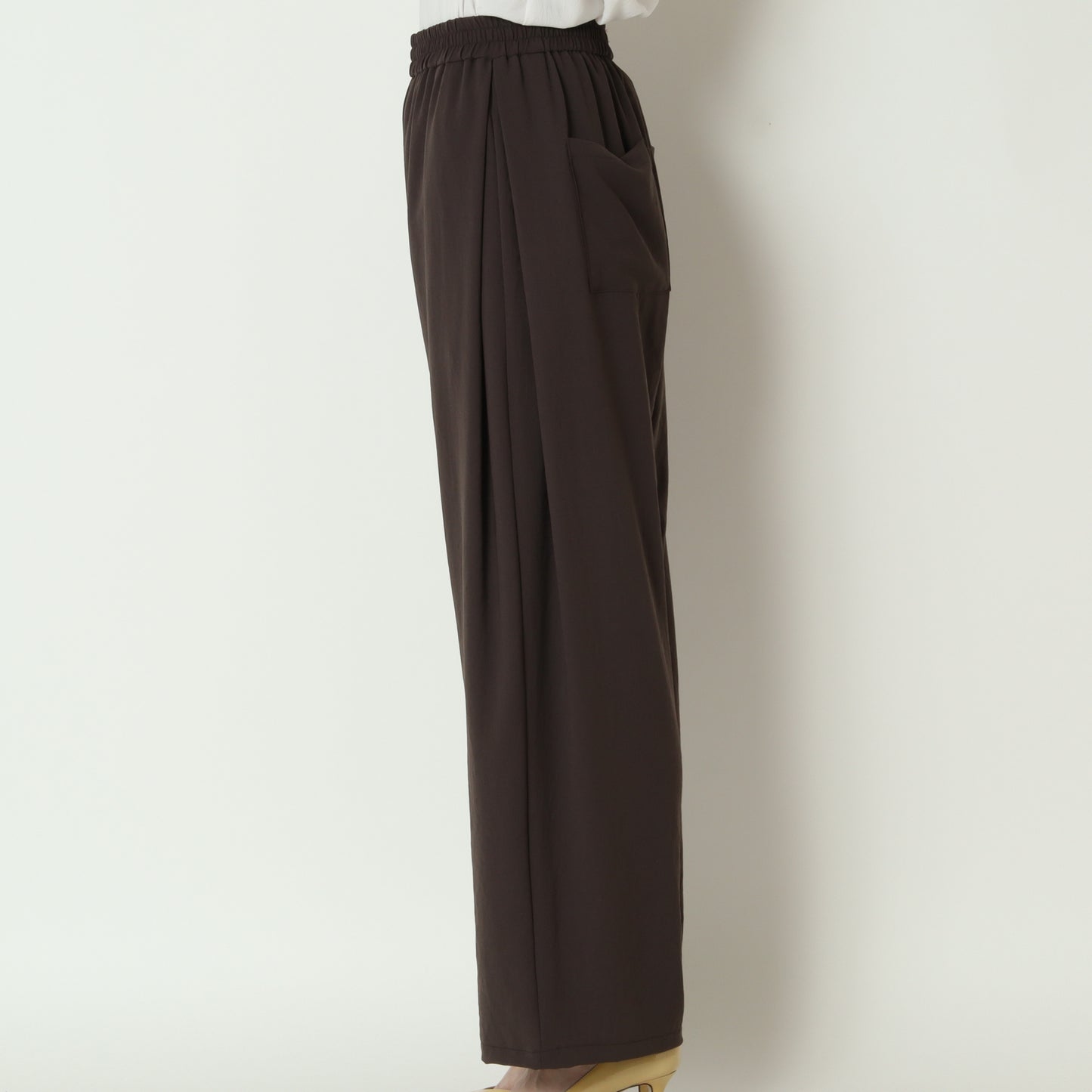 ストレッチシフォンサイドタックパンツ　80268206