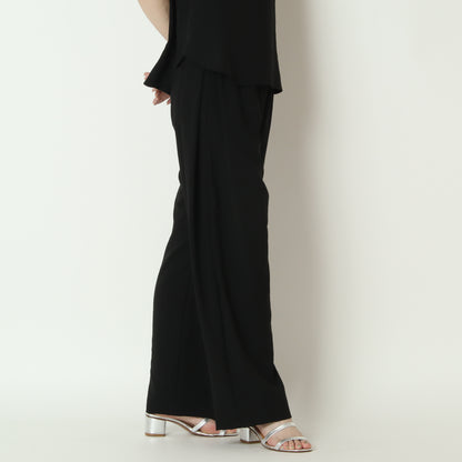ストレッチシフォンサイドタックパンツ　80268206