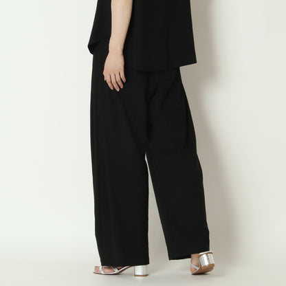 ストレッチシフォンサイドタックパンツ　80268206