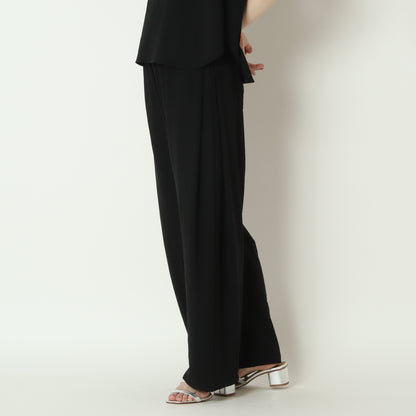 ストレッチシフォンサイドタックパンツ　80268206