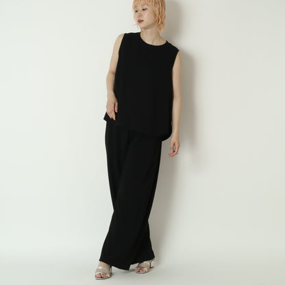 ストレッチシフォンサイドタックパンツ　80268206