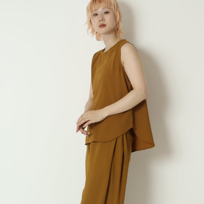 ストレッチシフォンノースリーブブラウス　80268710
