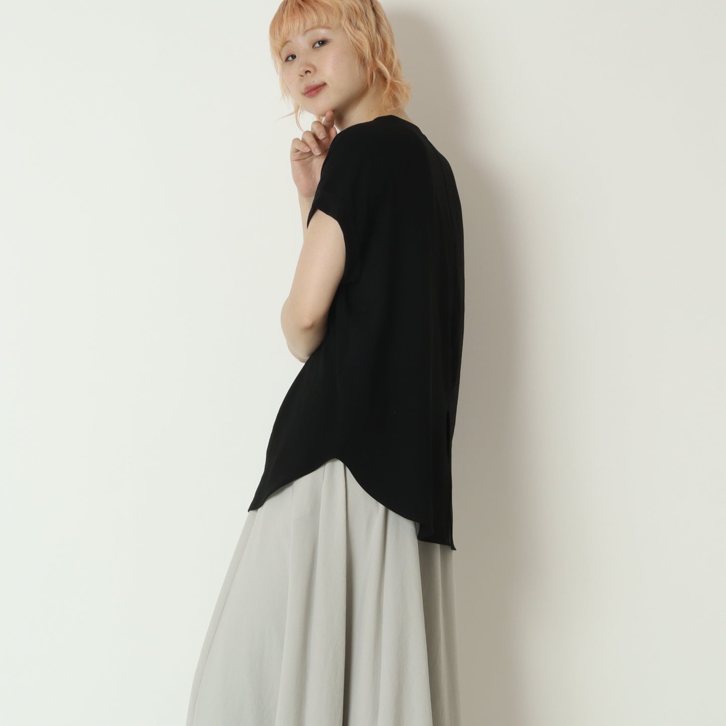 ストレッチシフォンブラウス　80268711