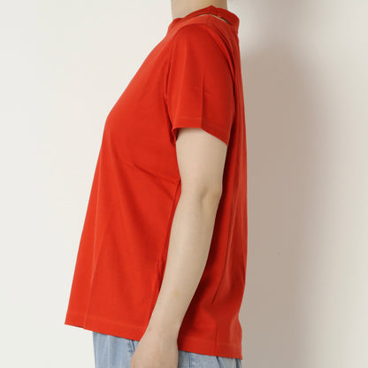 スリットネックデザインTシャツ 21268438