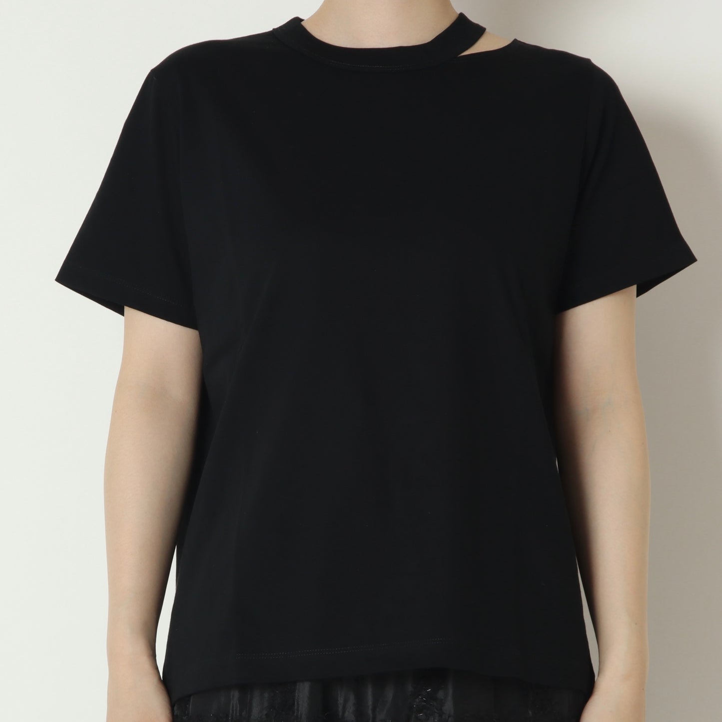 スリットネックデザインTシャツ 21268438