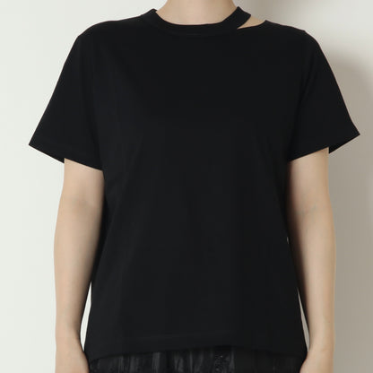 スリットネックデザインTシャツ 21268438