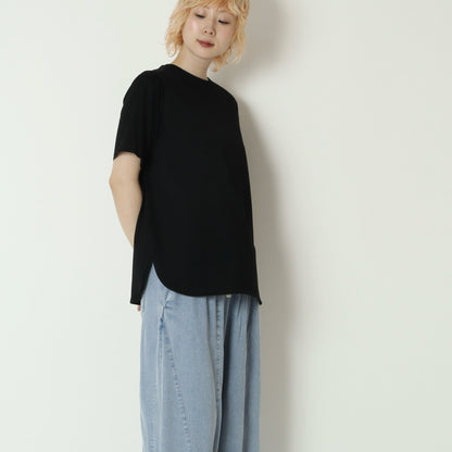ドレープラウンドヘムカットソー　21268441
