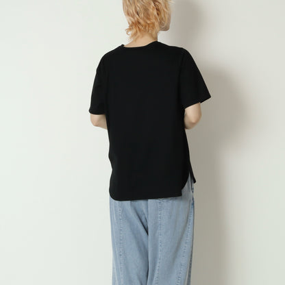 ドレープラウンドヘムカットソー　21268441