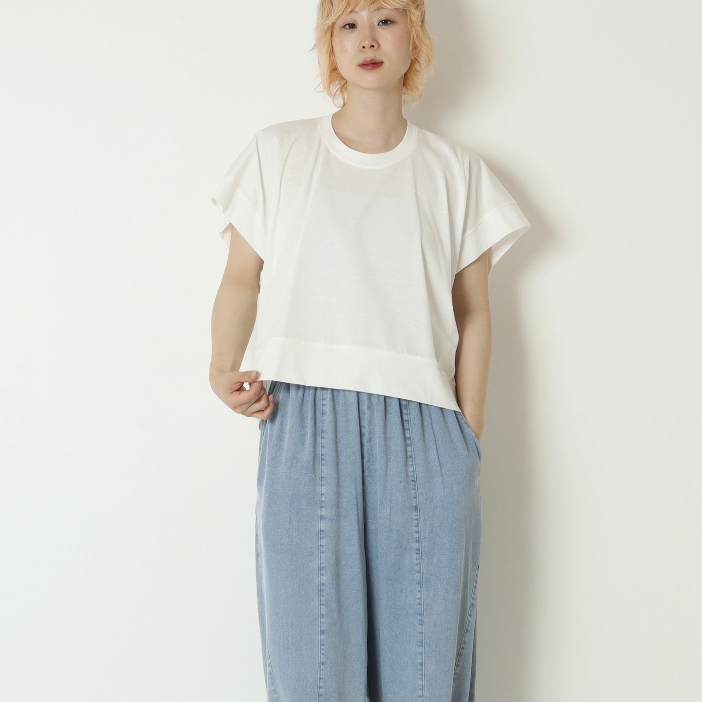 フレアスリーブTシャツ　21268445