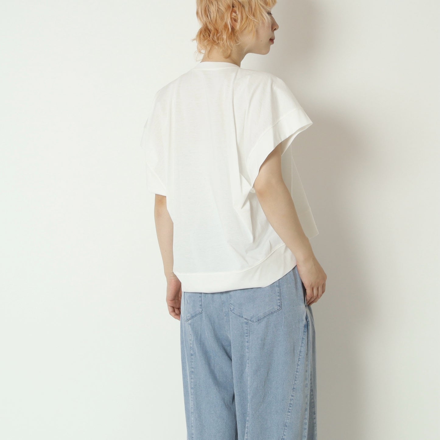 フレアスリーブTシャツ　21268445