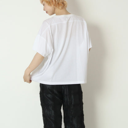 異素材ドッキングロゴカットソー　21268480