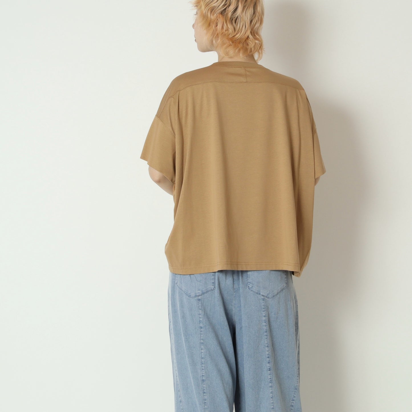 異素材ドッキングロゴカットソー　21268480