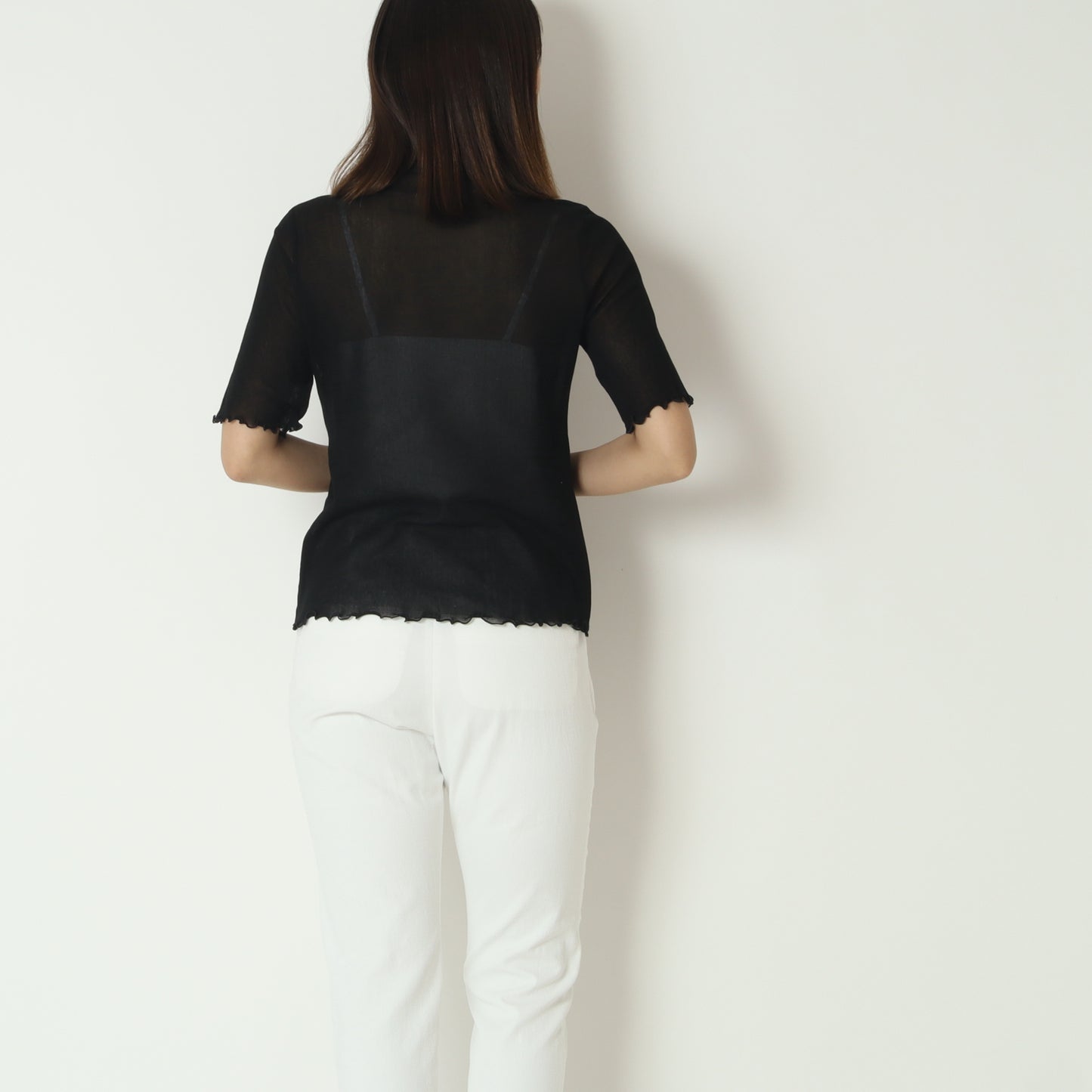 モックネックシアーカットソー　20268869