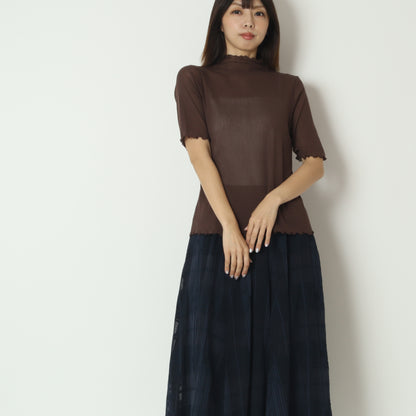 モックネックシアーカットソー　20268869