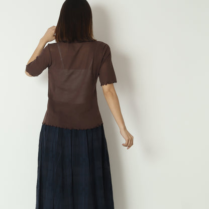 モックネックシアーカットソー　20268869