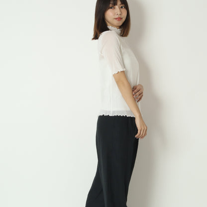 モックネックシアーカットソー　20268869