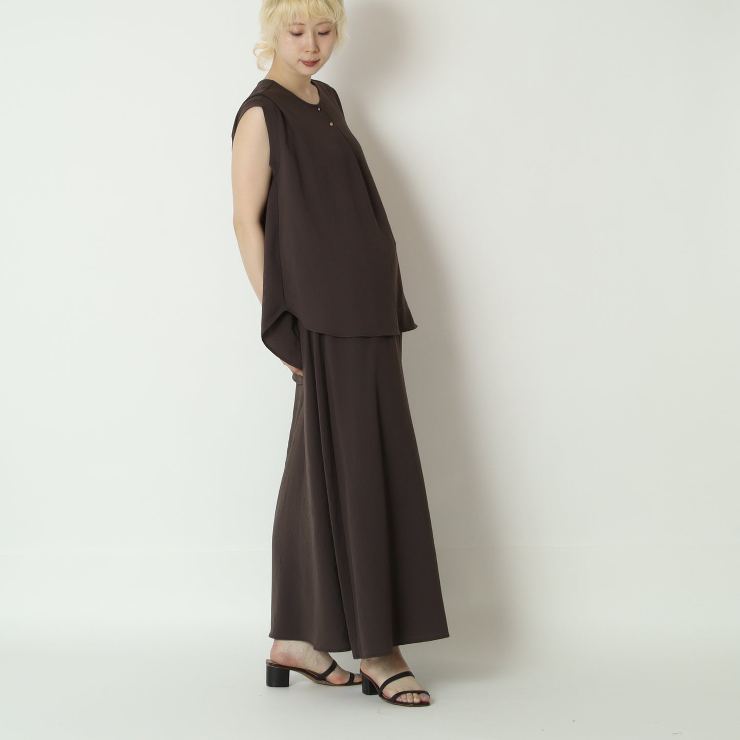ストレッチシフォンスカート　80268307