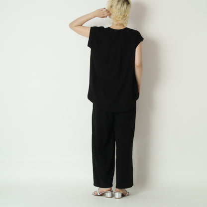 ストレッチシフォンタックパンツ　80268309