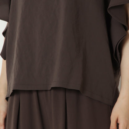 ストレッチシフォン袖フリルプルオーバー　80268303