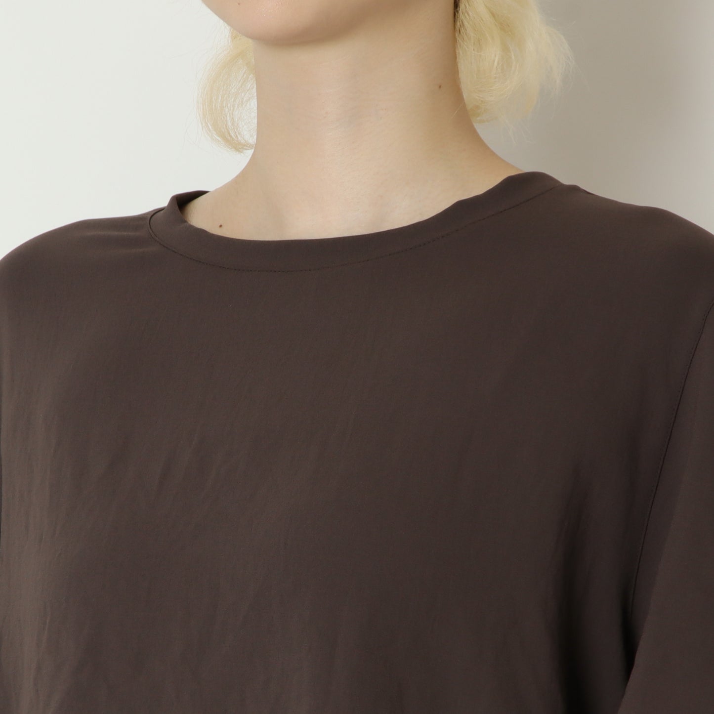 ストレッチシフォン袖フリルプルオーバー　80268303