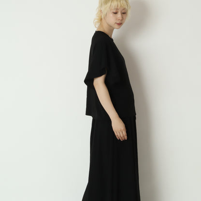 ストレッチシフォン袖フリルプルオーバー　80268303