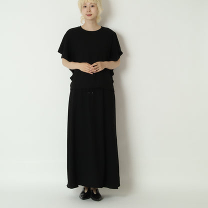 ストレッチシフォン袖フリルプルオーバー　80268303