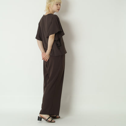 ストレッチシフォンタックパンツ　80268309